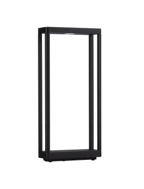 Nova Luce Cosmic - lampe de jardin - 23 x 50 x 8,6 cm - 8W LED inclus - IP65 - anthracite foncé