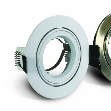 ONE Light Lock Ring Range - spot encastré - Ø 94 mm, Ø 82 mm encastré - blanc