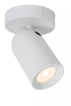 Lucide Punch - spot en saillie - Ø 10 x 14 cm - blanc