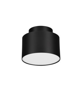 Nova Luce Ozen - plafonnier - Ø 11 x 8,8 cm - 16W LED inclus - noir sablé