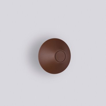 Nova Luce Alux - applique murale extérieure - Ø 16 x 11,5 cm - 11W LED inclus - IP54 - corten