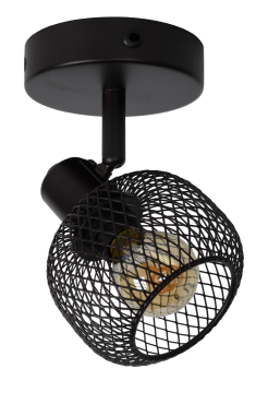 Lucide Maren - spot en saillie - 10 x 14,5 x 15 cm - Noir