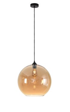 Artdelight Marino - lampe suspendue - Ø 40 x 195 cm - ambre