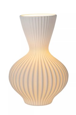 Lucide Momoro - lampe à poser - 19,7 x 29,4 cm - blanc