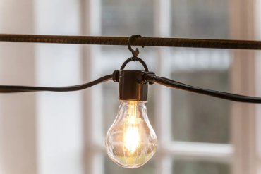 Konstsmide - crochets de suspension pour guirlande lumineuse pour 2392 - 20 pièces - IP44 - noir