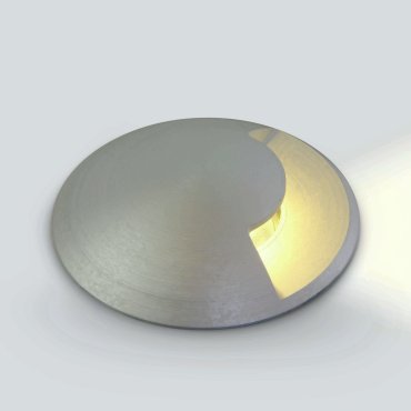 ONE Light Inground Medium Series - projecteur de sol extérieur - Ø 88 mm, Ø 77 mm à encastrer - 3W LED inclus - IP67 - aluminium