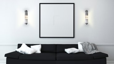 Maxlight Florence - applique murale - 9 x 9,5 x 40 cm - chrome