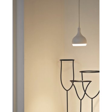 Artdelight Ohio - lampe suspendue - Ø 8 x 159,5 cm - 6W LED dimmable inclus - blanc