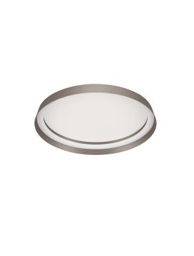 Nova Luce Ormi - plafonnier - Ø 45 x 7 cm - 38W dimmable LED inclus - brun champagne