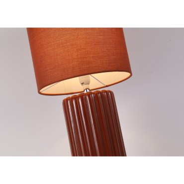 Searchlight Groove - lampe à poser - Ø 22 x 51 cm - orange