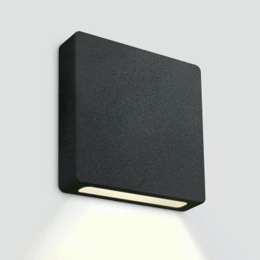 ONE Light Dark Light Step Series - applique encastrée - 5 x 4 x 5 cm - 2W dimmable LED inclus - IP65 - noir