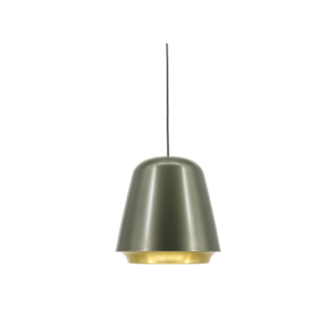 Artdelight Santiago - lampe suspendue - Ø 35 x 190,5 cm - argent et or