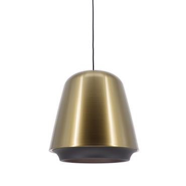 Artdelight Santiago - lampe suspendue - Ø 35 x 190,5 cm - bronze et noir