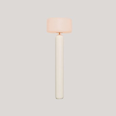 New Garden Phoebe 145 - lampadaire rechargeable à énergie solaire et à batterie avec télécommande - Ø 45 x 143 cm - RGB + blanc 5W LED inclus - IP65 - beige crème - 3000K