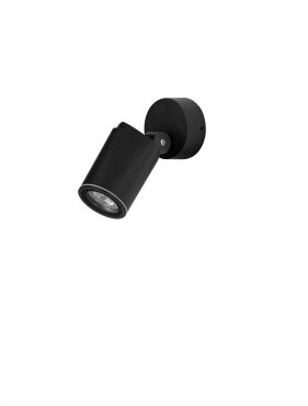 Nova Luce Spy - applique murale extérieure - Ø 7 x 15,5 x 8 cm - IP65 - noir sablé