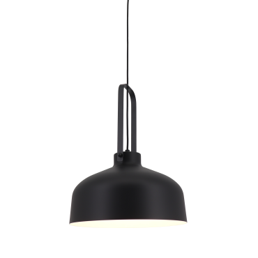 Artdelight Mendoza - lampe suspendue - Ø 37,5 x 176 cm - noir