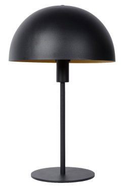Lucide Siemon - lampe à poser - Ø25 x 40 cm - noir