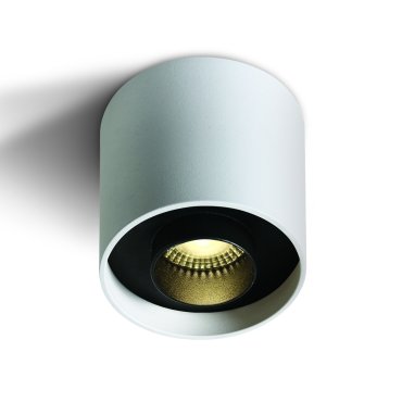 ONE Light Dark Light Cylinders Tubes - plafonnier - Ø 7 x 7 cm - 8W LED inclus - blanc