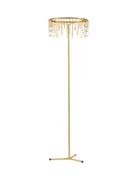 Nova Luce Stellar - lampadaire - Ø 40 x 140 cm - 17W dimmable LED inclus - doré