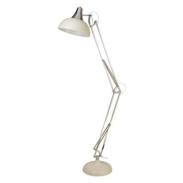 Searchlight Goliath - lampadaire - 30 x 170 cm - chrome, crème et gris