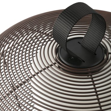Faro Nara - lampe portable - Ø 46 x 35 cm - IP65 - brun rouillé