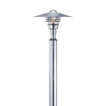 Nordlux Vejers - poteau de jardin - Ø 39 x 215 cm - IP54 - acier galvanisé