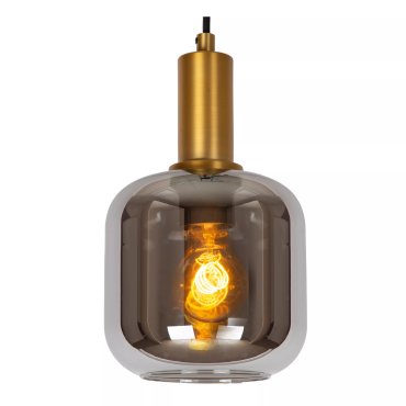 Lucide Joanet - lampe suspendue - Ø 16 x 162 cm - fumé