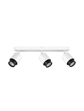 Nova Luce Ison - spot en saillie 3L - 58 x 17 x 14 cm - blanc sablé