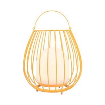 Nordlux Jim To-Go - lampe de table rechargeable pour extérieur - Ø 28 x 30,3 cm - 3W LED inclus - IP54 - orange