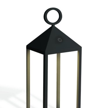 ONE Light Rechargeable Path Light - lampadaire - 14 x 14 x 46 cm - 3W LED inclus - IP54 - noir