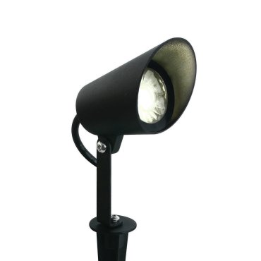ONE Light LED Garden Spots - spot de sol sur piquet - 10,4 x 5,7 x 16 cm - 8W LED dimmable inclus - IP65 - noir