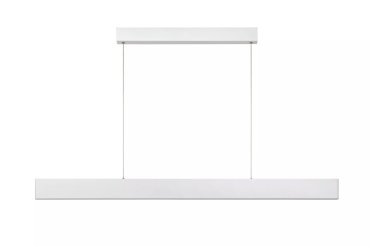 Lucide Raya LED - lampe suspendue - 119 x 4 x 138 cm - 36W LED dimmable inclus - 2700K - blanc