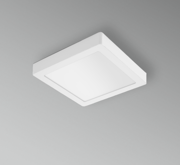 Century Italia PL-Quadro - applique et plafonnier - 22,5 x 22,5 x 3,2 cm - 18W LED inclus - blanc