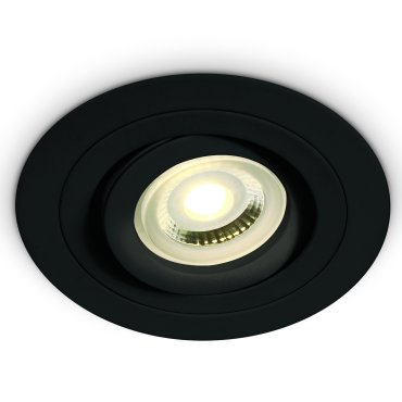 ONE Light - spot encastrable - Ø 92 mm, Ø 80 mm encastrable - noir