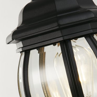 Searchlight Bel Aire - lampe de socle - Ø 17 x 50 cm - IP23 - noir