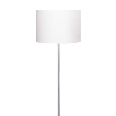 Searchlight Carter - lampadaire - 151 cm - chrome et argent satiné