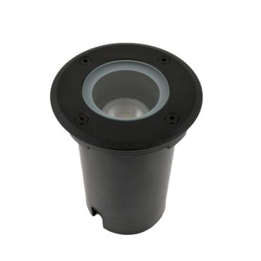 Roi Du Luminaire Hades - spot rond pour l'extérieur - Ø 110 mm, Ø100 mm à encastrer - IP67 - noir