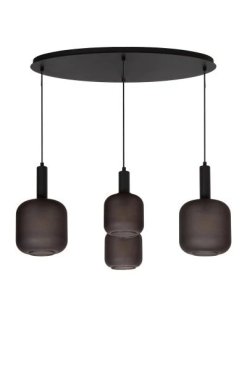 Lucide Eloise - lampe suspendue - 93 x 41 x 150 cm- noir