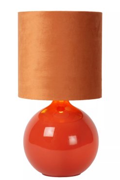 Lucide Esterad - lampe à poser - Ø 24 x 46,5 cm - orange