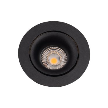 Maxlight Bellatrix Tilted pour H0112 - spot encastré 1L - Ø 105 mm, Ø 90 mm taille d'encastrement - noir