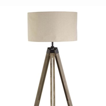Searchlight Easel - lampadaire - 144,5 cm - lin crème