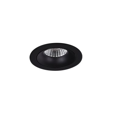 Maxlight Arya Tilted - spot encastré - Ø 104 mm, Ø 92 mm encastré - 8W LED dimmable inclus - noir