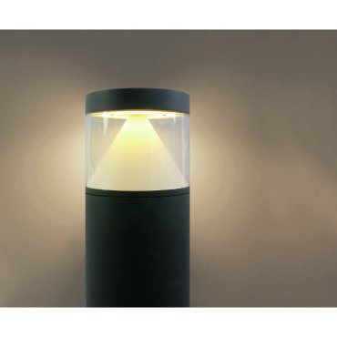 ONE Light LED Bollards Range - lampe de jardin - Ø 16 x 100 cm - 20W LED inclus - IP65 - anthracite - couleur de lumière blanche