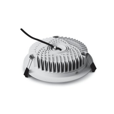 ONE Light Salle de bain Downlights - spot encastré - Ø 228 mm, Ø 210 mm encastré - 25W LED inclus - blanc - IP54 - couleur de lumière blanche