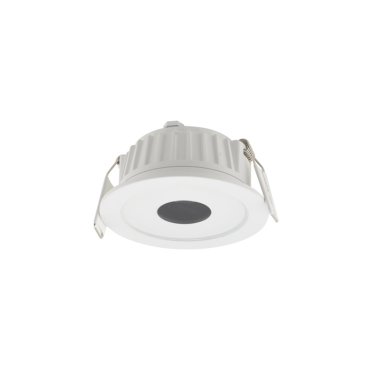 Maxlight Plasma - spot à encastrer - Ø 92 mm, Ø 80 mm à encastrer - 13W LED inclus - IP54 - noir