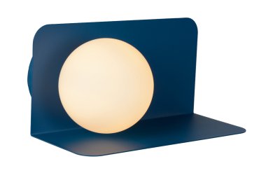 Lucide Bonni - applique murale - 24 x 12,5 x 12 cm - bleu pastel