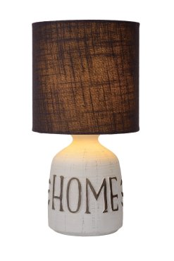 Lucide Cosby - lampe à poser - Ø 16,5 x 32,5 cm - noir