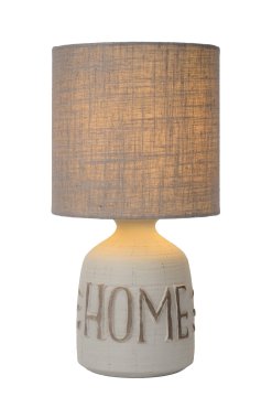 Lucide Cosby - lampe à poser - Ø 16,5 x 32,5cm - gris