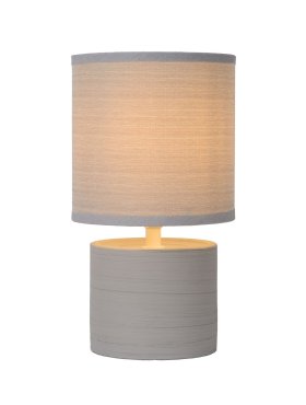 Lucide Greasby - lampe à poser - 26cm - gris