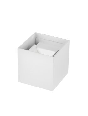 Nova Luce Epic - applique murale extérieure - 15 x 15 x 15 cm -  2x 10W LED inclus - IP54 - blanc